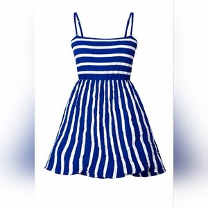 Tommy Hilfiger Blue and White Striped Blouse